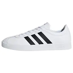 adidas Herren VL COURT 2.0 Schuhe, Cloud White / Core Black, Größe 39 1/3 EU