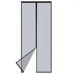 Apalus VP Fliegengitter für Balkontür, 90x205 cm, langlebig, katzensicher, starke Magnete
