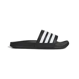 adidas Unisex Adilette Comfort Slides, Schwarz / Weiß, Größe 46 EU