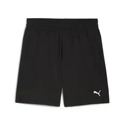 PUMA Unisex Shorts Tad Foundations 7" Woven mit Reißverschlusstaschen, schwarz, Größe S