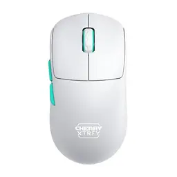 CHERRY XTRFY M68 Wireless Gaming-Maus, Ultraleicht, 2,4 GHz, Optimiert für esports, Symmetrische Form, Weiß