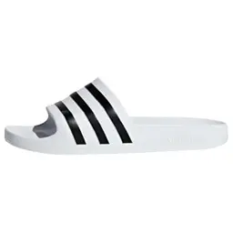 adidas Adilette Aqua Slides, Cloud White / Core Black, 48.5 EU