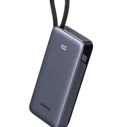 UGREEN Power Bank 20000mAh, 45W Schnellladen, USB-C, kompatibel mit Galaxy S25 Ultra, iPhone 17/16, iPad & Laptop