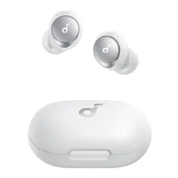 Soundcore Anker Space A40 Kabellose Kopfhörer mit 50h Wiedergabe, Automatischer Geräuschunterdrückung und App Steuerung (Weiß)