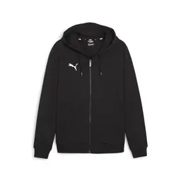 Puma Herren Teamgoal Casuals Kapuzenjacke, Schwarz/Weiß, Größe S