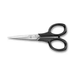 Victorinox Haushaltsschere "Italy" - Bastelschere, 10 cm, rostfreier Stahl, robuster Kunststoffgriff, schwarz