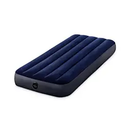 Intex Dura-Beam Classic Downy Luftmatratze 76 cm, aufblasbar, Blau, für 1 Person, 76x191x25 cm