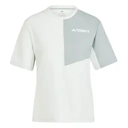 adidas Damen Terrex Climalite T-Shirt, Linen Green, XS