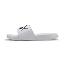 PUMA Herren Popcat 20 Sandalen, Weiß/Schwarz, Größe 39 EU