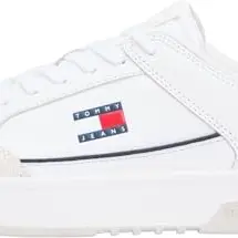 Tommy Jeans Herren Cupsole Low-Top Sneakers, Weiß, Größe 40 EU