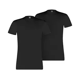PUMA Herren T-Shirt, Schwarz, L (2er Pack)