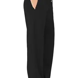 ROSS CAMP Jogginghose Damen - Bequeme Sporthose mit weitem Bein und elastischem Bund