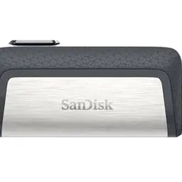 SanDisk Ultra Dual Drive USB Type-C 128 GB mobiler Speicher, USB 3.1, versenkbarer Doppelanschluss