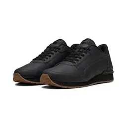 PUMA ST Runner V4 Unisex Sneaker in Schwarz und Grau, Größe 37.5 EU