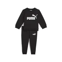PUMA Unisex Baby MINICATS ESS Crew Set, PUMA Black, Größe 104