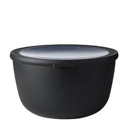 Mepal Cirqula Multi Bowl – Vorratsdose mit Deckel, luftdicht, 3000 ml, Nordic Black