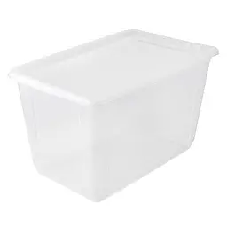 Keeeper Aufbewahrungsbox mit Air Control, 59 x 39 x 35 cm, 52 l, Transparent