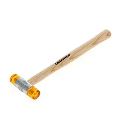 GEDORE Plastikhammer mit auswechselbaren Köpfen, Ø 22 mm, robuster Esche-Stiel