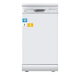 Midea SF 3.45NW PRO Geschirrspüler, 45 cm, Weiß, 9 Maßgedecke, WLAN, 6 Programme, Startzeitvorwahl, 47 dB