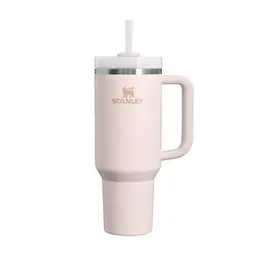 Stanley Quencher H2.0 Trinkflasche 1.2L mit Strohhalm - Kühlt 11 Stunden - BPA-frei - Rose