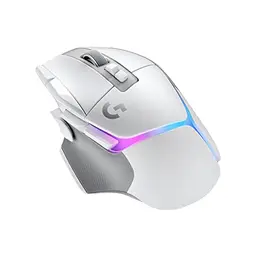 Logitech G502 X PLUS Lightspeed Wireless Gaming Mouse - RGB, HERO 25K Sensor, Hybrid Buttons - White