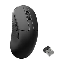 Keychron M3 Mini Gaming-Maus, 2.4 GHz & Bluetooth 5.3, programmierbar, ultraleicht, kompatibel mit Windows, macOS & Linux – Schwarz