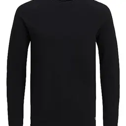 JACK & JONES Herren Rundhals Strickpullover Basic Langarm