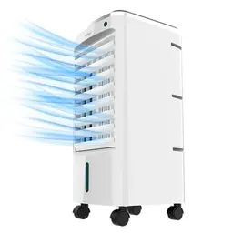 Cecotec EnergySilence 3500 Klimaanlage, kompakt, 65W, 3,5L Wassertank, 3 Geschwindigkeiten, 70° Oszillation, 2 Kühlakkus, 360° Rollen