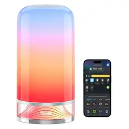 Govee LED Nachttischlampe mit RGBICWW, 70+ Szenen, Touch & Alexa, dimmbar, 2700-6500K, 500 Lumen, für Wohnzimmer & Schlafzimmer