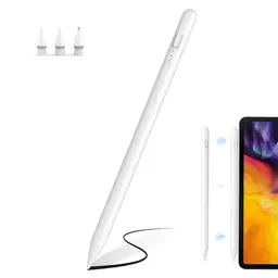 MEKO Stift für iPad und Apple Pencil 2. Generation mit Magnet, kabelloser Schnelaufladung und Neigungssensor