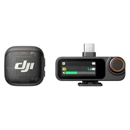 DJI Mic 3 drahtloses Lavalier-Mikrofon für iPhone, Kamera & Android – Ultraleicht, lange Laufzeit, Schnellladung, 400 m Übertragung