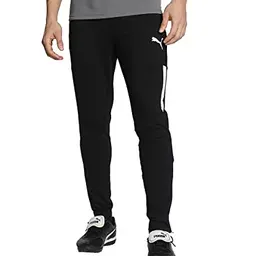 PUMA Herren Teamliga Pro Training Pants, Schwarz/Weiß, XL