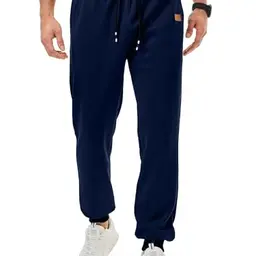 Herren Jogginghose Trainingshose Sporthose Fitness Jogger Sweatpants Casual Freizeit Marine Blau