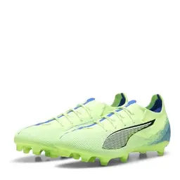 Puma Ultra 5 PRO FG/AG Fußballschuh für Erwachsene, Fizzy Apple-Puma White-BLUEMAZING, 46.5 EU