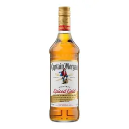 Captain Morgan Original Spiced Gold Rum, 35% vol, 1l – Ideal für Cocktails & Longdrinks