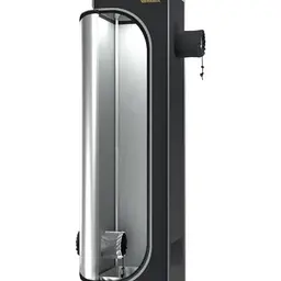 Bloomint Growzelt, 40x40x160 cm, Hochreflektierendes Diamantmuster, Stabiler Stoff