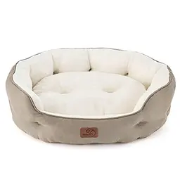 BEDSURE Katzenbett waschbar - 63x53x20cm Katzenkorb mit Kissen für Katzen oder kleine Hunde