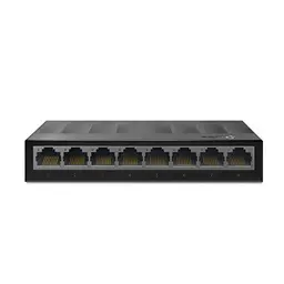 TP-Link LS1008G 8-Port Gigabit Switch, Plug and Play, energiesparend, für Tisch- oder Wandmontage