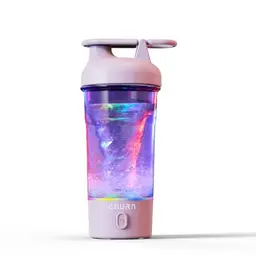 Elektrischer Protein Shaker 750ML - USB C wiederaufladbar, BPA-frei (Rosa)