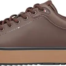 Tommy Hilfiger Harlem Core Low-Top Herren Sneaker, Braun Kakao, Größe 44 EU