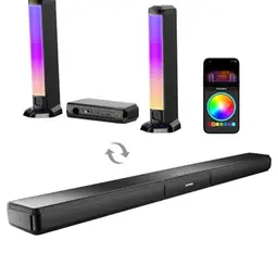 ULTIMEA 5.0ch Soundbar mit RGB-Beleuchtung, Bluetooth 5.3, App-Steuerung - Apollo S70
