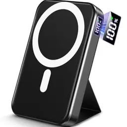 Magnetische Powerbank für MagSafe mit 22.5W Schnellladung und LED-Display für iPhone 16/15/14/13/12 Pro Max