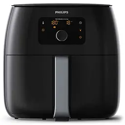 Philips Airfryer Premium XXL, 7.3L, 90% weniger Fett, Rapid Air Technologie, Rezepte-App