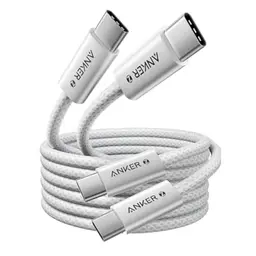Anker 240W USB C Kabel, 2er Pack, 1,8m, Schnellladekabel, kompatibel mit iPhone, Samsung, MacBook, iPad