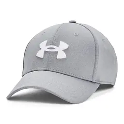 Under Armour Herren Cap Blitzing Low Stretch Fit – Steel / White, L/XL