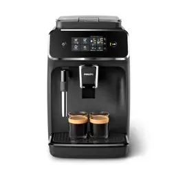 Philips 2200 Kaffeevollautomat – 2 Kaffeesorten, Milchaufschäumer, Touchdisplay, Keramikmahlwerk, Schwarz (EP2220/10)