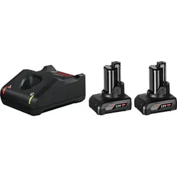 Bosch Professional 12V Akku Starter-Set: 2x GBA 12V 6.0Ah + Schnellladegerät GAL 12V-40