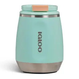 IGLOO Wine Weinbecher – Doppelwandiger Edelstahl Thermobecher mit Deckel, 300ml – Stilvoller Weinkühler für unterwegs