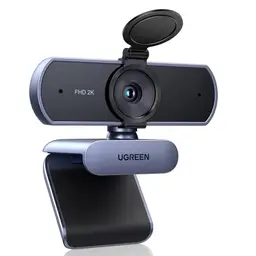UGREEN 2K Webcam mit Mikrofon und Privacy Cover, Plug & Play für Windows/MacOS, ideal für Zoom und Skype