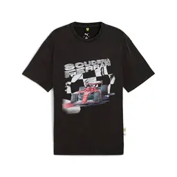 PUMA Herren T-Shirt Scuderia Ferrari Sportswear, schwarz